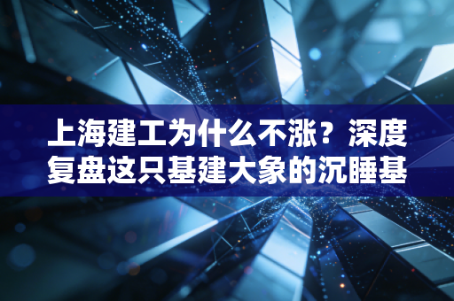 上海建工为什么不涨？深度复盘这只基建大象的沉睡基因，散户的无奈与市场的残酷