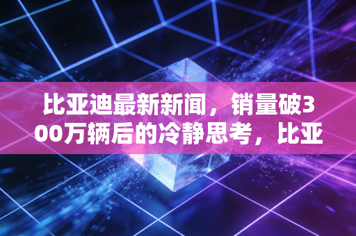 比亚迪最新新闻，销量破300万辆后的冷静思考，比亚迪的护城河到底有多深？