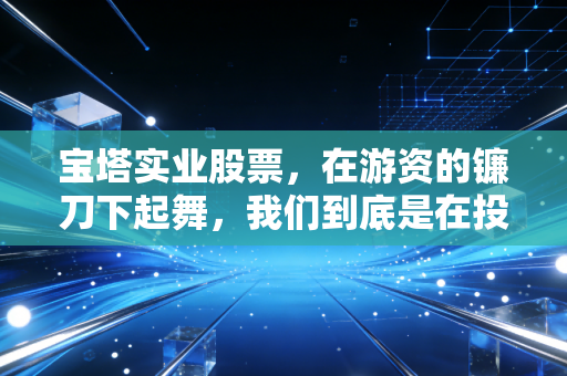 宝塔实业股票，在游资的镰刀下起舞，我们到底是在投资还是在赌命？