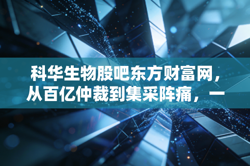 科华生物股吧东方财富网,从百亿仲裁到集采阵痛,一位老股民眼中的过山车与新生