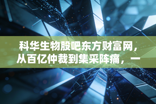 科华生物股吧东方财富网,从百亿仲裁到集采阵痛,一位老股民眼中的过山车与新生