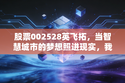 股票002528英飞拓，当智慧城市的梦想照进现实，我们该如何看待这只安防老兵的沉浮？
