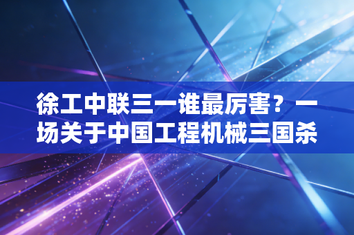徐工中联三一谁最厉害？一场关于中国工程机械三国杀的深度复盘与投资思考