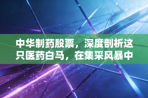 中华制药股票，深度剖析这只医药白马，在集采风暴中能否穿越周期？