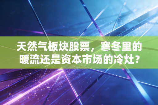 天然气板块股票，寒冬里的暖流还是资本市场的冷灶？深度解析能源转型的投资逻辑