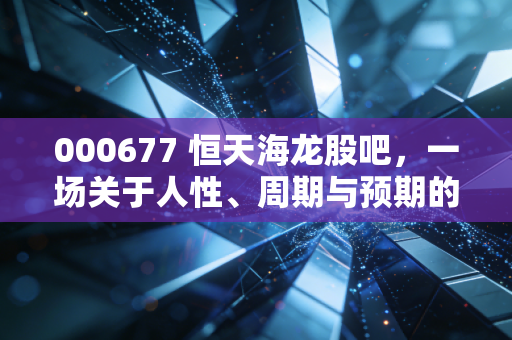 000677 恒天海龙股吧，一场关于人性、周期与预期的博弈