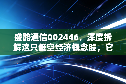 盛路通信002446,深度拆解这只低空经济概念股,它是风口上的猪还是真正的技术实干家?