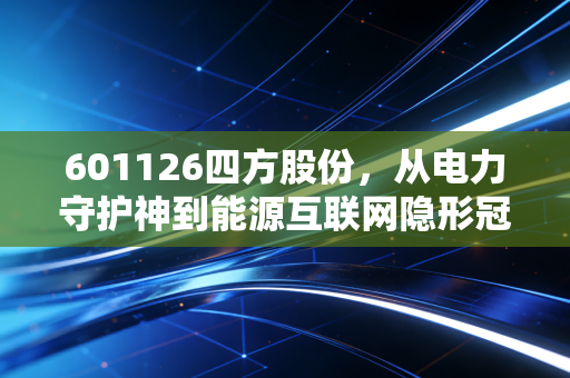 601126四方股份，从电力守护神到能源互联网隐形冠军的深度剖析