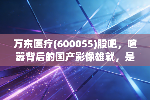 万东医疗(600055)股吧，喧嚣背后的国产影像雄就，是金子还是沙砾？