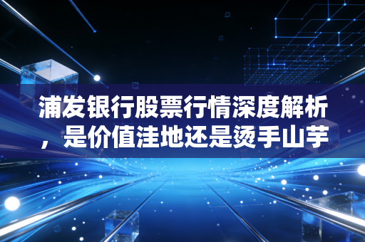浦发银行股票行情深度解析,是价值洼地还是烫手山芋?普通投资者的进退两难