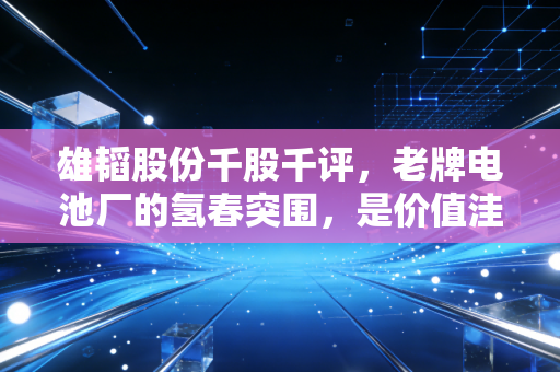 雄韬股份千股千评,老牌电池厂的氢春突围,是价值洼地还是概念炒作?