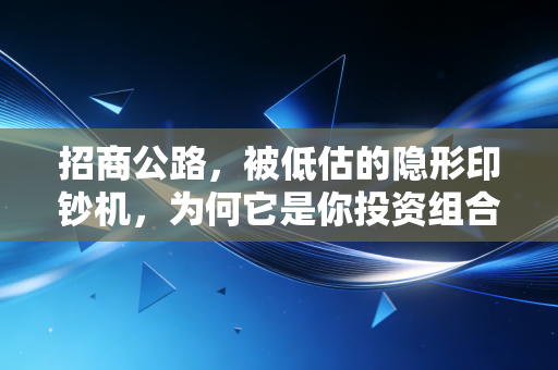 招商公路，被低估的隐形印钞机，为何它是你投资组合里的压舱石？