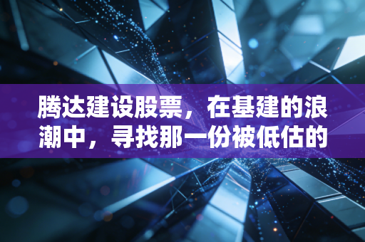腾达建设股票，在基建的浪潮中，寻找那一份被低估的硬骨头价值
