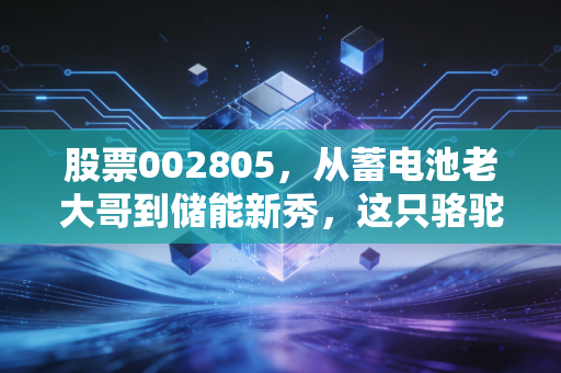 股票002805，从蓄电池老大哥到储能新秀，这只骆驼还能跑多远？