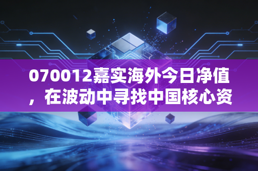 070012嘉实海外今日净值，在波动中寻找中国核心资产的长期价值