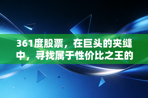 361度股票，在巨头的夹缝中，寻找属于性价比之王的确定性投资机会