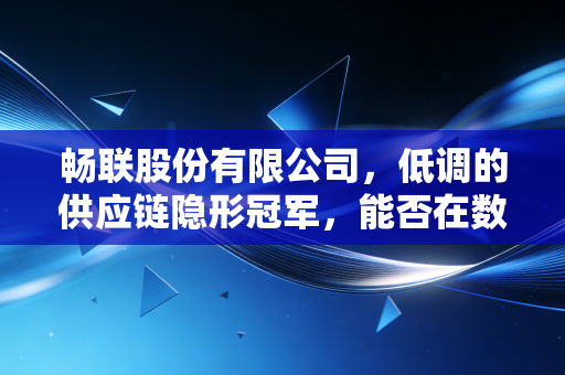 畅联股份有限公司，低调的供应链隐形冠军，能否在数字化浪潮中再续传奇？