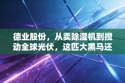 德业股份，从卖除湿机到搅动全球光伏，这匹大黑马还能跑多远？