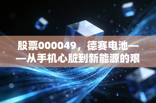 股票000049，德赛电池——从手机心脏到新能源的艰难转身，这只老牌劲旅还能不能打？