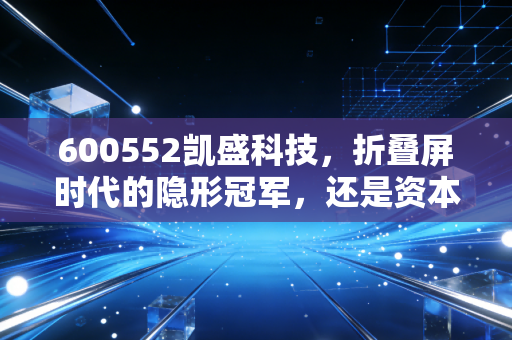 600552凯盛科技,折叠屏时代的隐形冠军,还是资本市场的过山车?