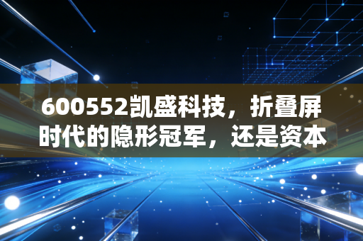 600552凯盛科技，折叠屏时代的隐形冠军，还是资本市场的过山车？