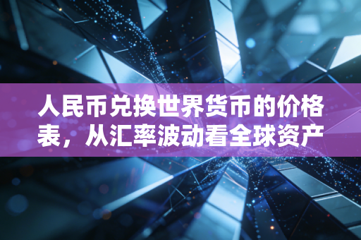 人民币兑换世界货币的价格表，从汇率波动看全球资产配置与生活成本