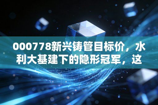 000778新兴铸管目标价,水利大基建下的隐形冠军,这只被低估的现金奶牛值得重仓吗?