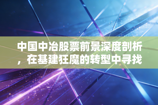 中国中冶股票前景深度剖析，在基建狂魔的转型中寻找被低估的硬核资产