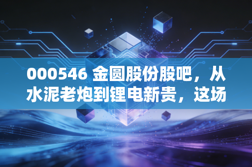000546 金圆股份股吧,从水泥老炮到锂电新贵,这场资本狂欢究竟是馅饼还是陷阱?