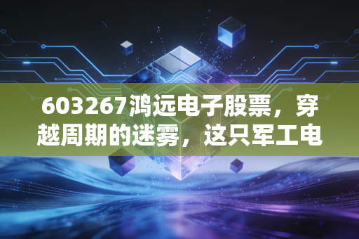 603267鸿远电子股票，穿越周期的迷雾，这只军工电容茅还值得坚守吗？