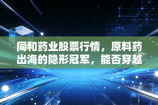同和药业股票行情,原料药出海的隐形冠军,能否穿越周期迷雾?