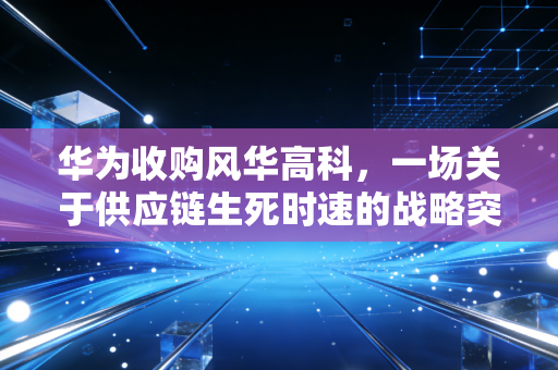 华为收购风华高科,一场关于供应链生死时速的战略突围与行业变局