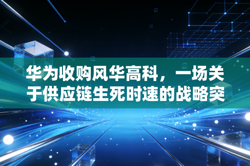 华为收购风华高科，一场关于供应链生死时速的战略突围与行业变局