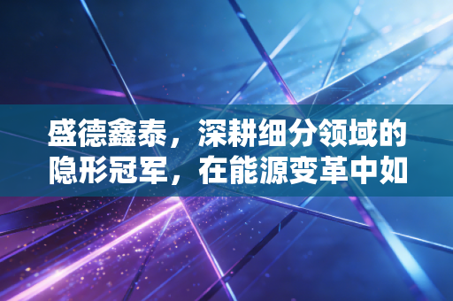 盛德鑫泰,深耕细分领域的隐形冠军,在能源变革中如何重塑价值?