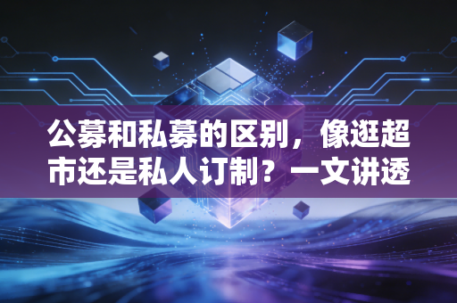 公募和私募的区别，像逛超市还是私人订制？一文讲透你的钱该往哪放