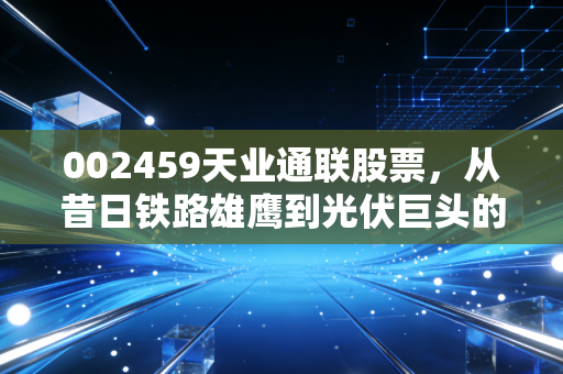 002459天业通联股票，从昔日铁路雄鹰到光伏巨头的华丽转身，一场关于耐心与抉择的投资启示
