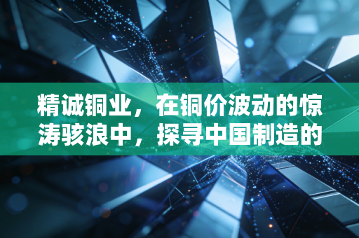精诚铜业,在铜价波动的惊涛骇浪中,探寻中国制造的真实体温