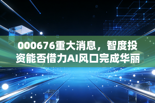 000676重大消息，智度投资能否借力AI风口完成华丽转身？深度解析背后的逻辑与机遇
