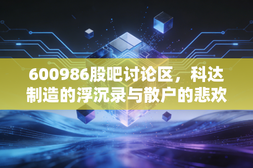 600986股吧讨论区，科达制造的浮沉录与散户的悲欢交响曲
