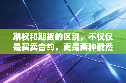 期权和期货的区别,不仅仅是买卖合约,更是两种截然不同的生活哲学