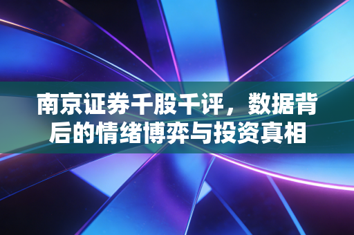 南京证券千股千评，数据背后的情绪博弈与投资真相
