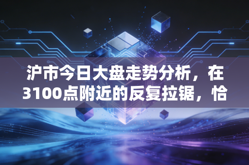 沪市今日大盘走势分析,在3100点附近的反复拉锯,恰似一场耐心的修行