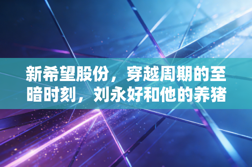 新希望股份,穿越周期的至暗时刻,刘永好和他的养猪帝国还能撑多久?
