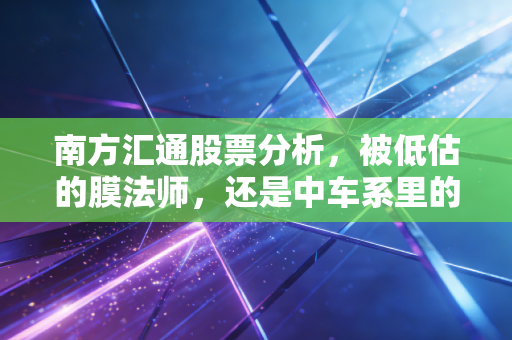 南方汇通股票分析，被低估的膜法师，还是中车系里的隐形冠军？