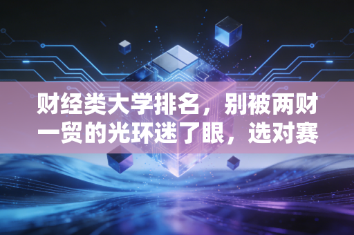 财经类大学排名，别被两财一贸的光环迷了眼，选对赛道才是硬道理
