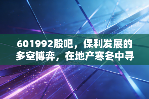 601992股吧,保利发展的多空博弈,在地产寒冬中寻找剩者为王的投资逻辑