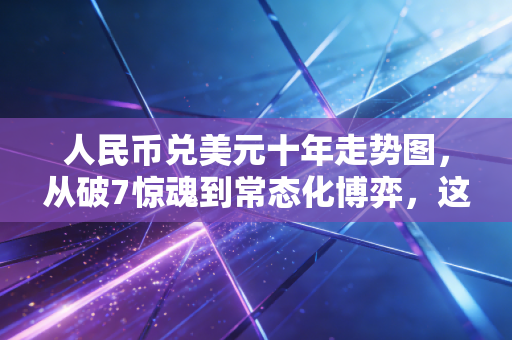 人民币兑美元十年走势图，从破7惊魂到常态化博弈，这十年我们的钱包经历了什么？