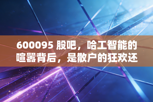 600095 股吧，哈工智能的喧嚣背后，是散户的狂欢还是资本的博弈？