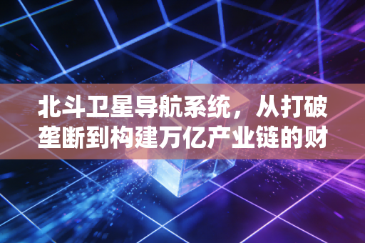 北斗卫星导航系统,从打破垄断到构建万亿产业链的财富密码