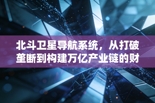 北斗卫星导航系统,从打破垄断到构建万亿产业链的财富密码